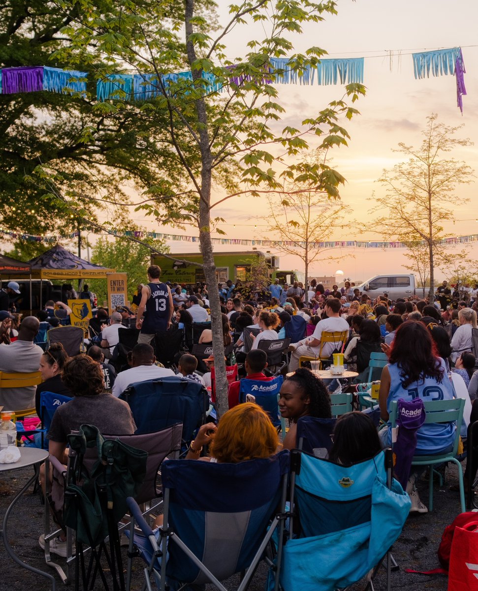 TONIGHT at Fourth Bluff Park, cheer on the <a href="/memgrizz/">Memphis Grizzlies</a> with <a href="/MemRiverParks/">Memphis River Parks Partnership</a> during their Watch Party! Bring your lawn chairs, blankets, and Grizz gear!⁠ #MEMTHIS
