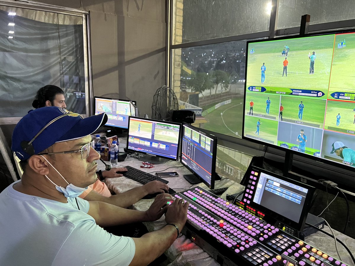 ShahidSelfie's tweet photo. 13 camera HD production 25th Dr M.A. Shah Trophy 2022 is underway with Real Time HD #Graphics360 With AutomaticScoring for Geo super & BSport
Catch the action live👇
https://t.co/7qOhrnuL7b
#PakistanCricket #TransGroup #ConnectingSportsDigitally #CorporateCricket #TPT #Live360 https://t.co/nURjYueEQs