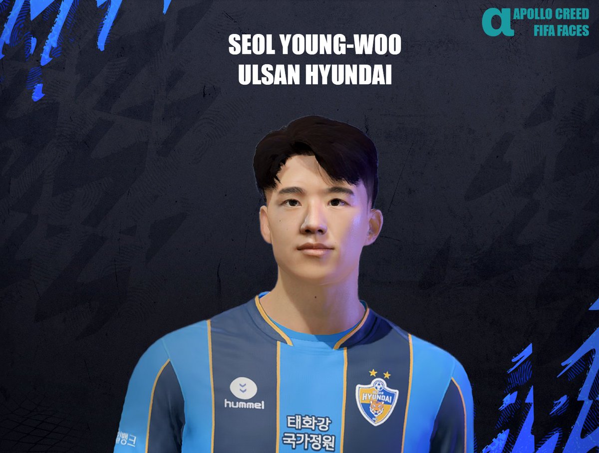 apollofifafaces's tweet photo. ✴Seol Young-Woo !!!💥💥💥
✴Ulsan Hyundai
Personal Request➰
Available soon!!! https://t.co/8BMWr947V3
@EAFIFADirect @fifacom_es #FIFA22 #EASports #Blender3d
@ulsanhyundai #ulsanhyundai #seolyoungwoo #youngwoo #seol @SevillaFC #facemod #fifaeditor https://t.co/GpFLZYcY2w