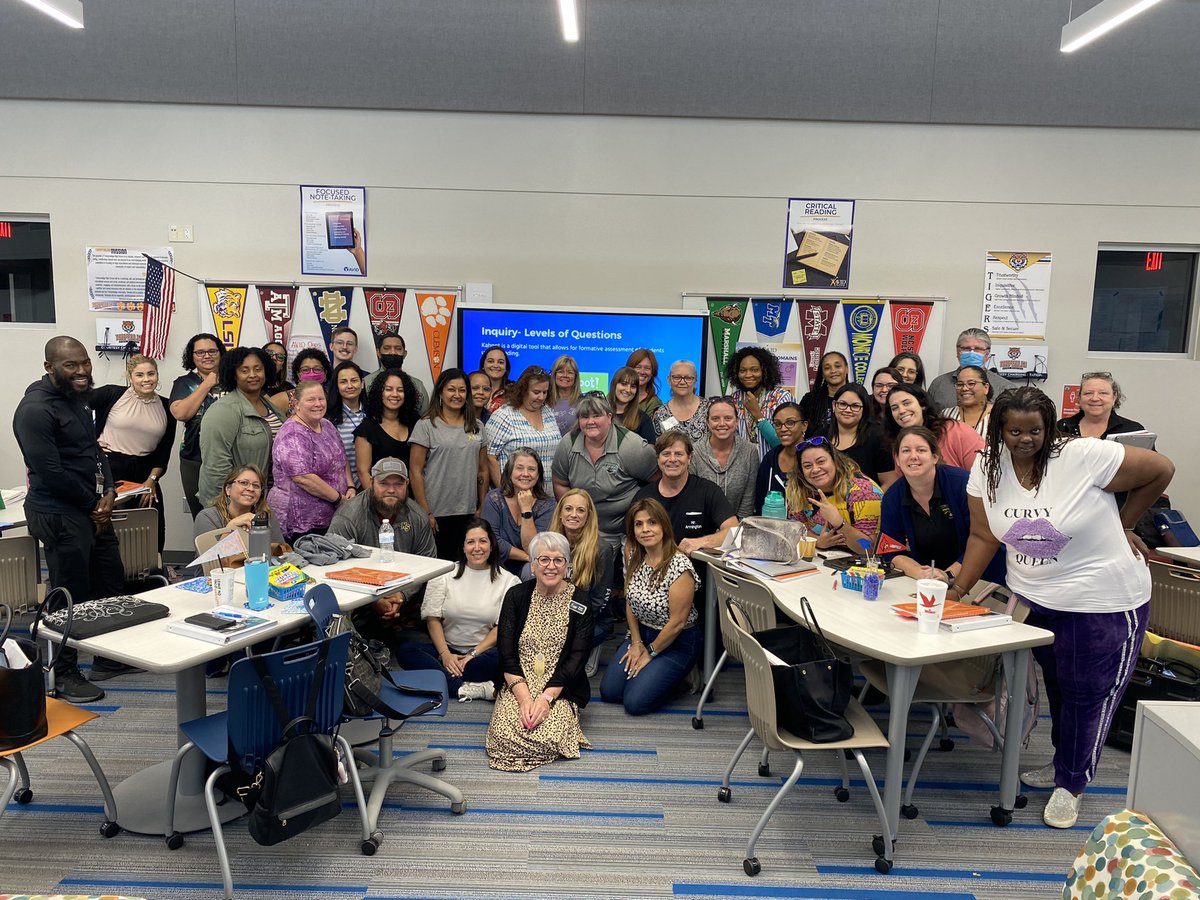 SRobertsSLR's tweet photo. I had the BEST time today working with @AVID4College educators from @Osceolaschools in Orlando, facilitating #studentsuccess. Smart, creative, fun, and focused, these teachers ROCKED! Can’t wait to return next weekend for Part 2!  @AVIDEasternDiv https://t.co/oFl1NvzDow