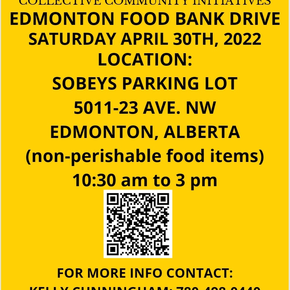RashpalSehmby's tweet photo. Join us on Saturday April 30th, 2022.
@yegfoodbank
@CrystalDcreates
@SAnderson_Ab
#foodbankdrive
#communityhelpingcommunity https://t.co/LFjrNIapH0