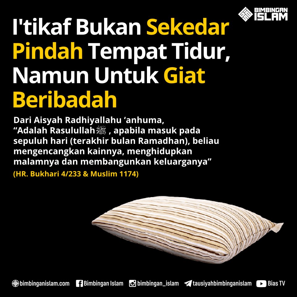 bimbingan_islam's tweet photo. Hati yang Sehat Bila Rindu Itu Berporos Pada Ketaatan Rabbnya
| Follow IG, FB, TWT, TG, YT : Bimbingan Islam
#itikaf #ramadhan #islam #puasa #lailatulqadar #quran #ramadan #takjil #puasaramadhan #travel #muslim #amalan #bulanramadhan #masjid #ramadhankareem #mabit https://t.co/YJgjNZ3OJg