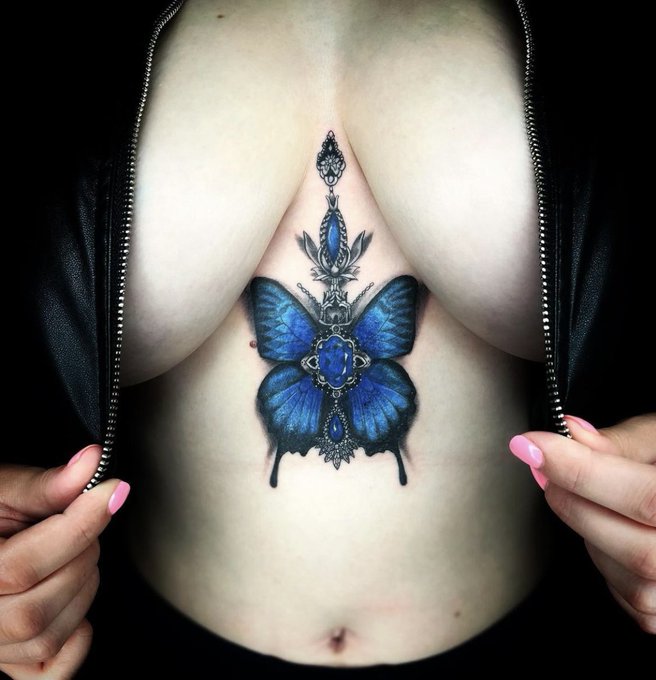 🦋🦋🦋 #tattoo #girlswithtattoos #sexytattoo #alternativegirl #butterflytattoo #sternumtattoo #underboob<a href="/tag/tattoo"class="tags">#tattoo</a><a href="/tag/girlswithtattoos"class="tags">#girlswithtattoos</a><a href="/tag/sexytattoo"class="tags">#sexytattoo</a><a href="/tag/alternativegirl"class="tags">#alternativegirl</a><a href="/tag/cleavage"class="tags"><span>#cleavage</span></a><a href="/tag/underboob"class="tags"><span>#underboob</span></a><a href="/tag/sternumtattoo"class="tags"><span>#sternumtattoo</span></a><a href="/tag/butterfl"class="tags"><span>#butterfl</span></a>