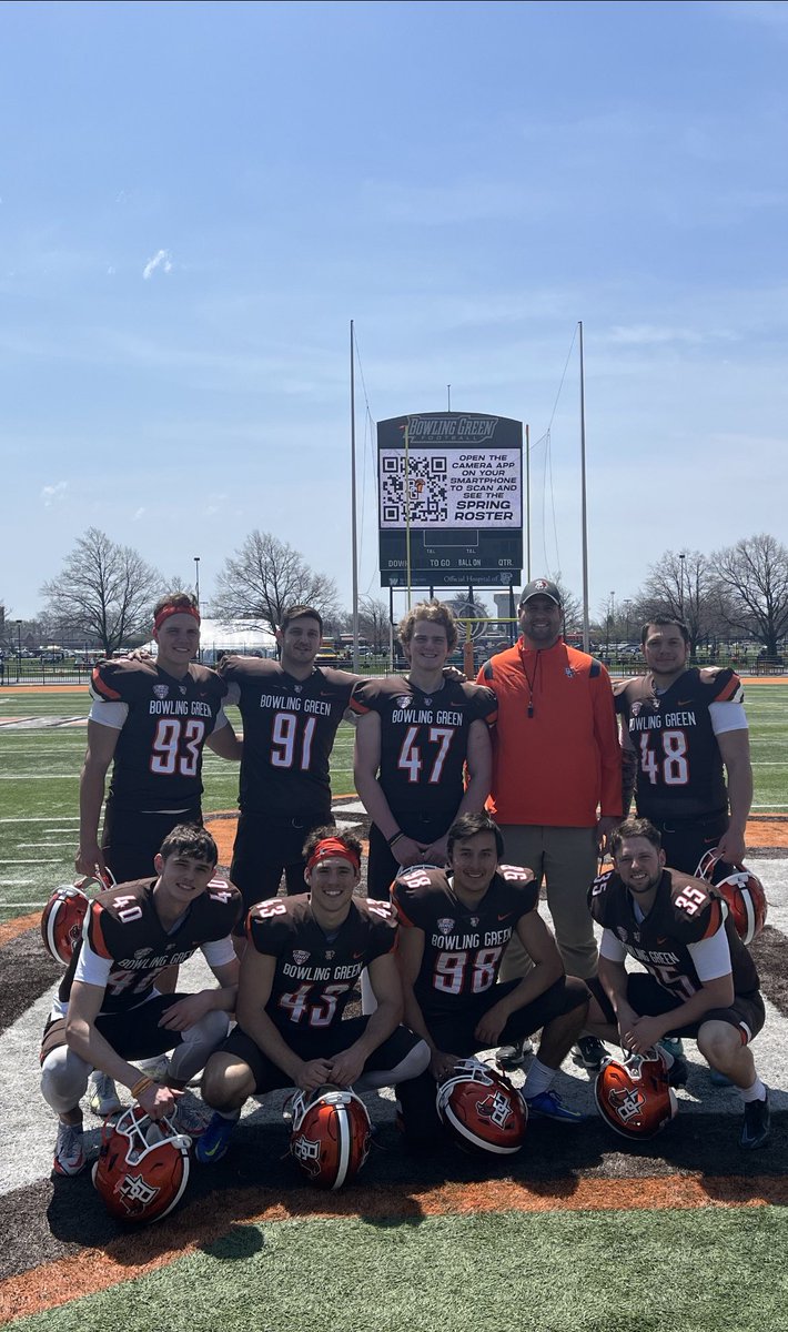 CoachBayer_'s tweet photo. Capped off the Spring Game with some 50 yard 💣 ‘s by this crew!! Proud of how these guys worked all spring! Phase II complete ✅ https://t.co/Kz3xMqxFg3