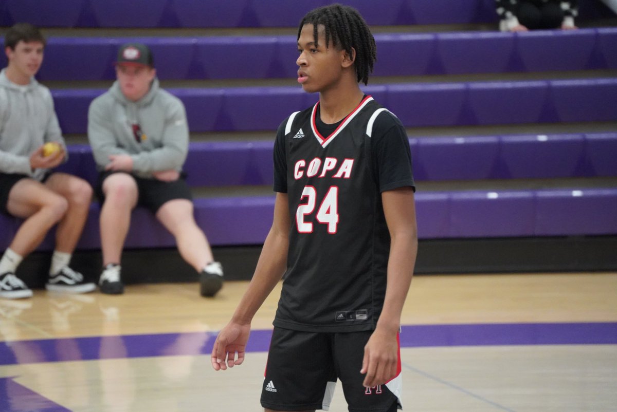 6'7 2023 Kevin Patton Jr. of <a href="/Copabasketball/">Maricopa Basketball</a> (AZ)/ <a href="/DreamVisionBall/">Dream Vision Basketball</a> was able to mix it up inside and out at <a href="/adidasHoops/">adidas Basketball</a> #3SSB. Utilized size to finish over top of D, beat slower defenders off bounce, and was able D consistently.