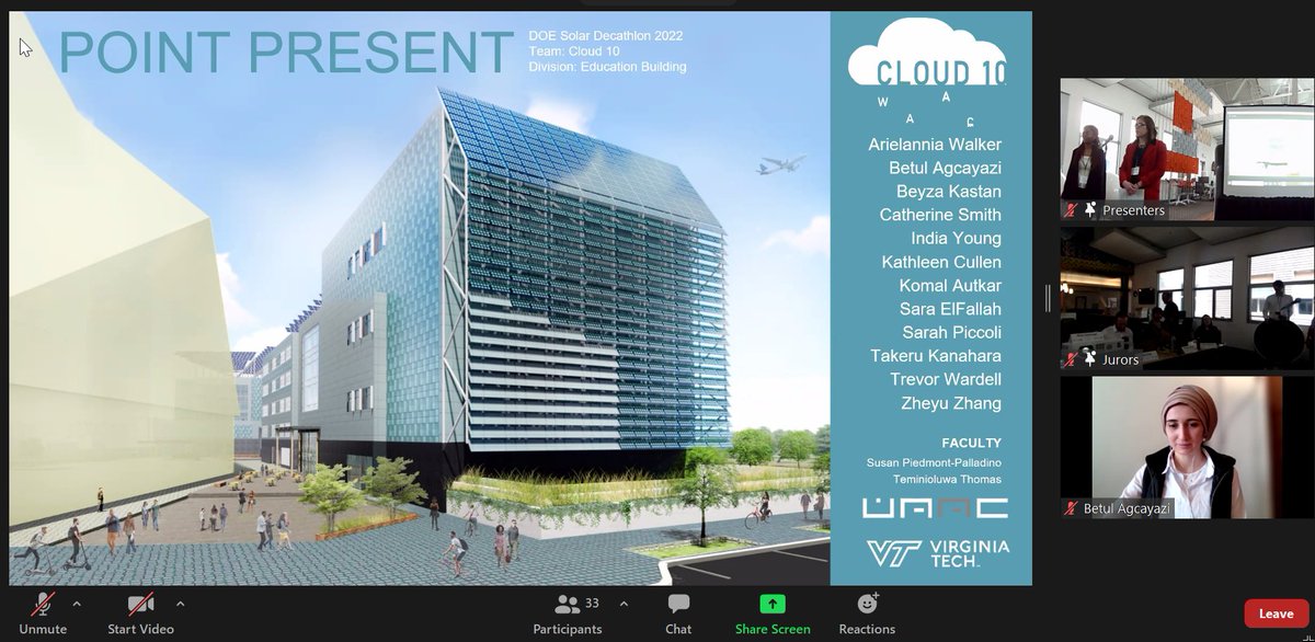 #SolarDecathlonDesign Challenge teams across all divisions are presenting to juries. How will they do? Stay tuned!