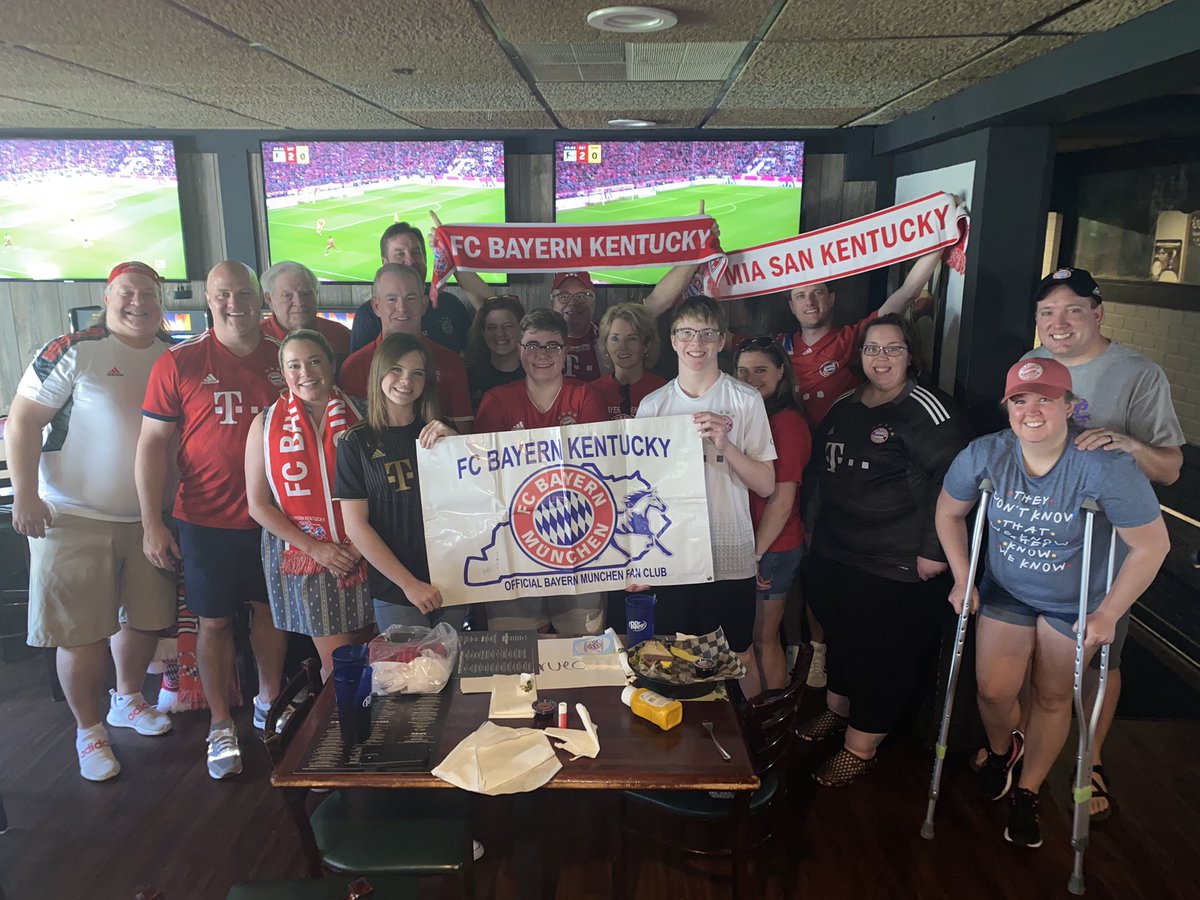 FC Bayern Kentucky (@fcbkentucky) on Twitter photo Great turnout for #DerKlassiker today at <a href="/LexShamrocks/">Shamrock's</a> . Now let’s finish off the title race in the second half and get <a href="/FCBayernUS/">🇺🇸 FC Bayern US 🇨🇦</a> that 10th straight trophy! #MiaSanMia #MiaSanKentucky #MiaSanFamily #miss10nalmostaccomplished Great turnout for #DerKlassiker today at <a href="/LexShamrocks/">Shamrock's</a> . Now let’s finish off the title race in the second half and get <a href="/FCBayernUS/">🇺🇸 FC Bayern US 🇨🇦</a> that 10th straight trophy! #MiaSanMia #MiaSanKentucky #MiaSanFamily #miss10nalmostaccomplished