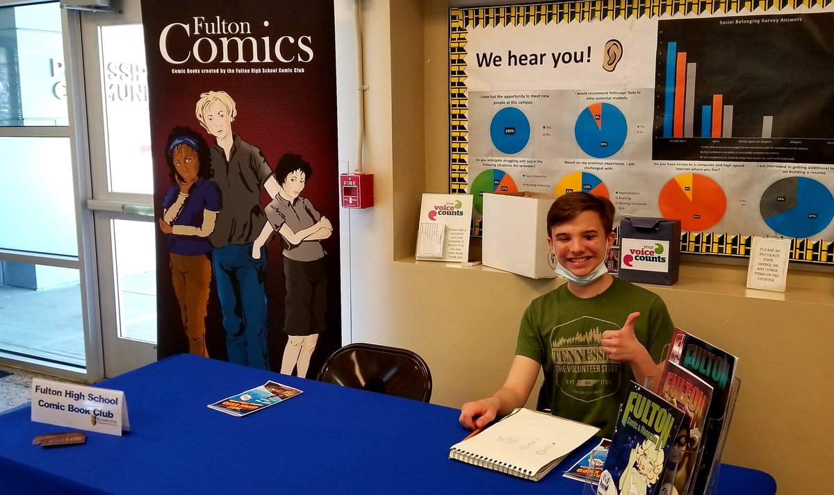 Fulton Comic Book Club tweet media