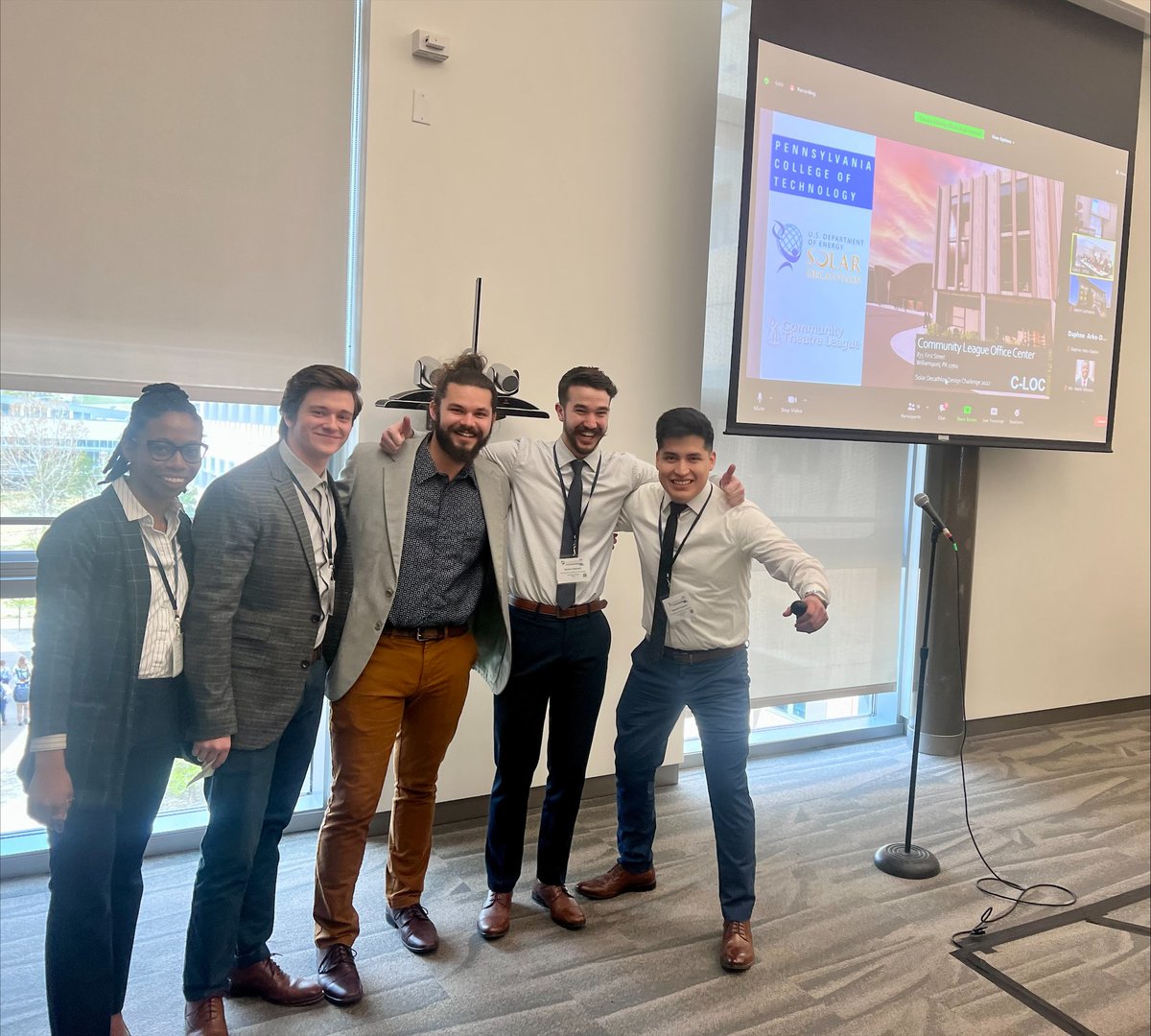 Solar_Decathlon's tweet photo. #SolarDecathlonDesign Challenge teams across all divisions are presenting to juries. How will they do? Stay tuned! https://t.co/BdtITW0lF1