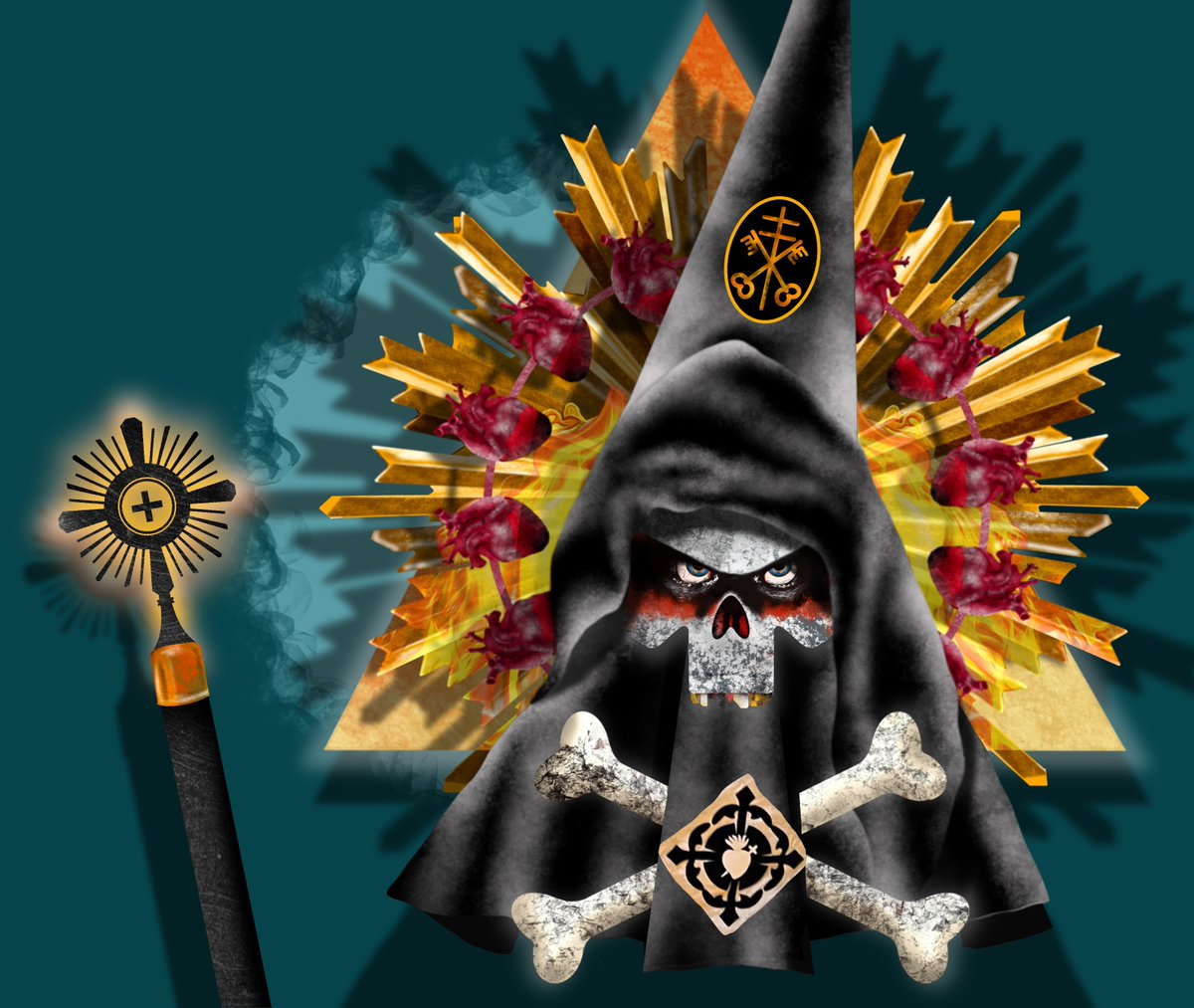 B0XXOB's tweet photo. ICONOCLASM
Capirote's confraternity of penitents

https://t.co/0Qmqv7vVMA

#nft #nftart #nfts #nftcommunity #nftartist #nftcollectors #nftcollectibles #nftdrop #nftartgallery #nftartists #nft #nftart #art #digitalart #nftcollector
#cryptocurrency #opensea #design https://t.co/xmlEZHdGl1
