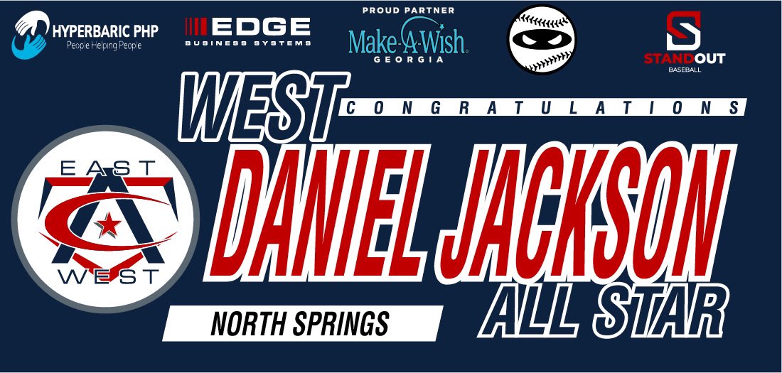 Congrats to #SpringsBoys <a href="/EliSimon12/">Eli Simon</a> &amp; <a href="/Djackson2100/">Daniel</a> for being selected to the <a href="/CAstarsbaseball/">Mike McGarrell</a> West team! Well deserved for both of these dudes!
@hansonmscott <a href="/NSpringsAD/">Vince Strine</a> <a href="/Jessbdale/">Jessica Lundy Barksdale</a> <a href="/athletics_FCS/">FCS Athletics</a> @FultonAD_crafts