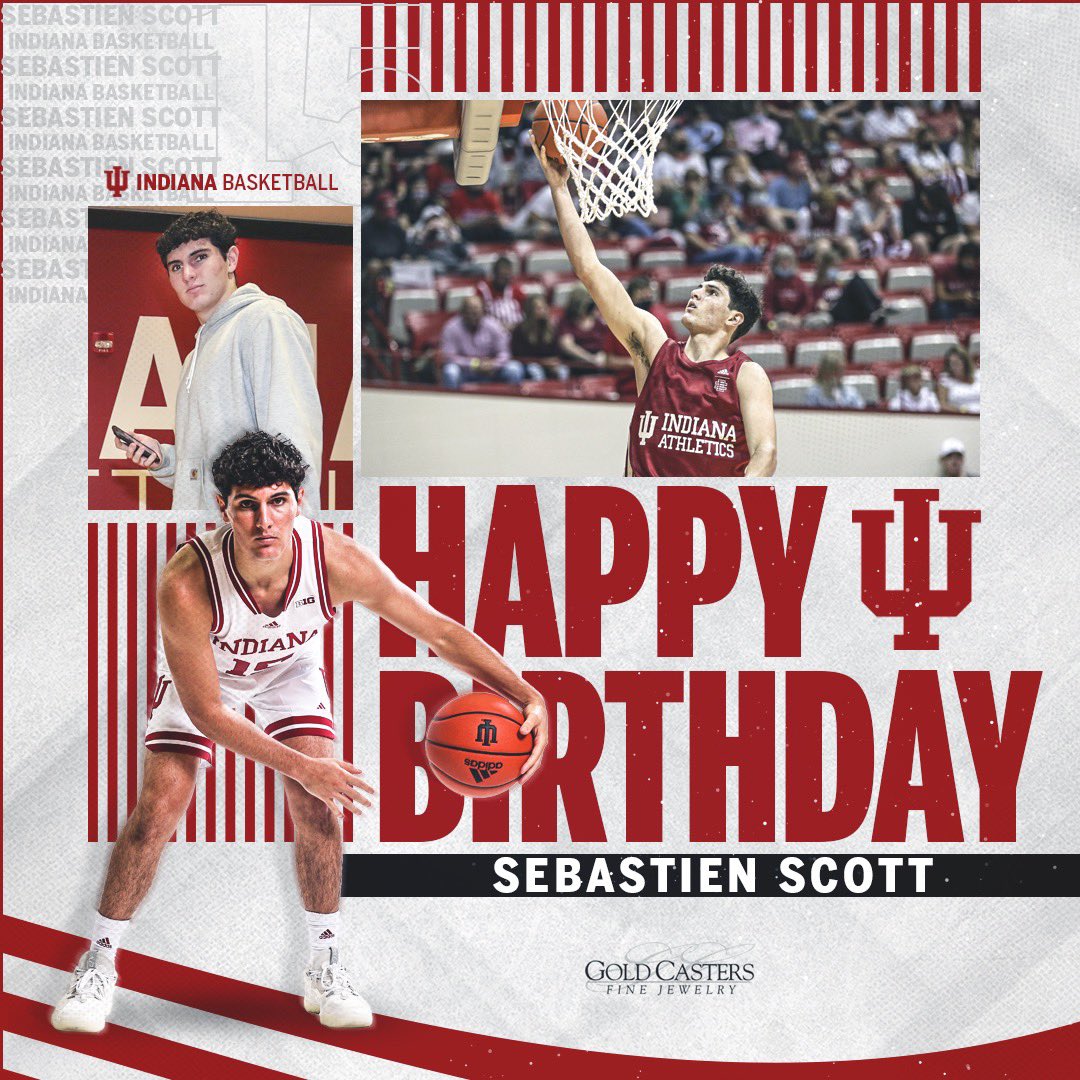 IndianaMBB's tweet photo. Enjoy it, @SebastienrScott! 🥳🎂 https://t.co/wUP6bDm3Cm