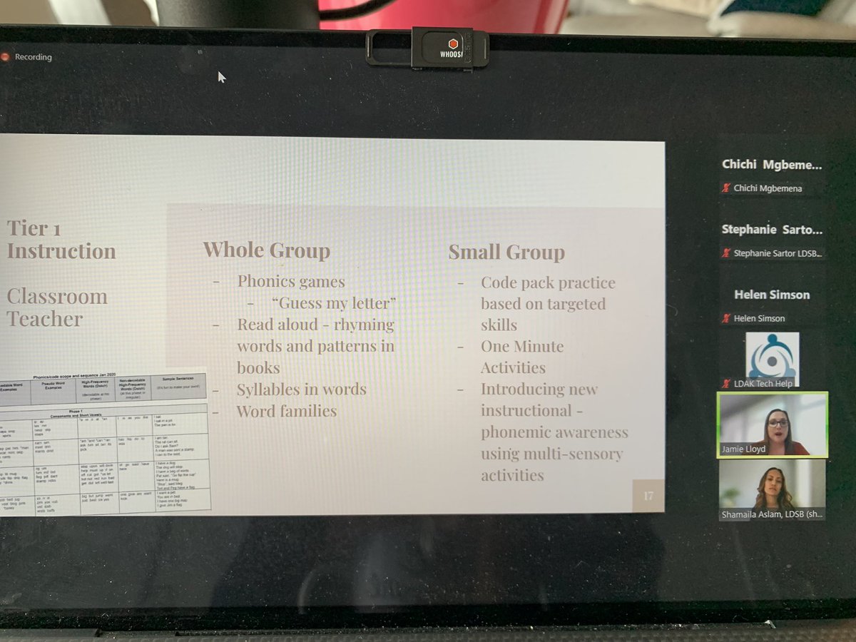 StephanieSartor's tweet photo. Immense gratitude to @mrslloyd_ldsb and @MsSAslam for representing @LimestoneDSB at the @LDAKingston1 2022 Online Forum. A wonderful presentation that highlighted the importance of PA and phonics in explicit & systematic literacy instruction. https://t.co/ullCkzp6za