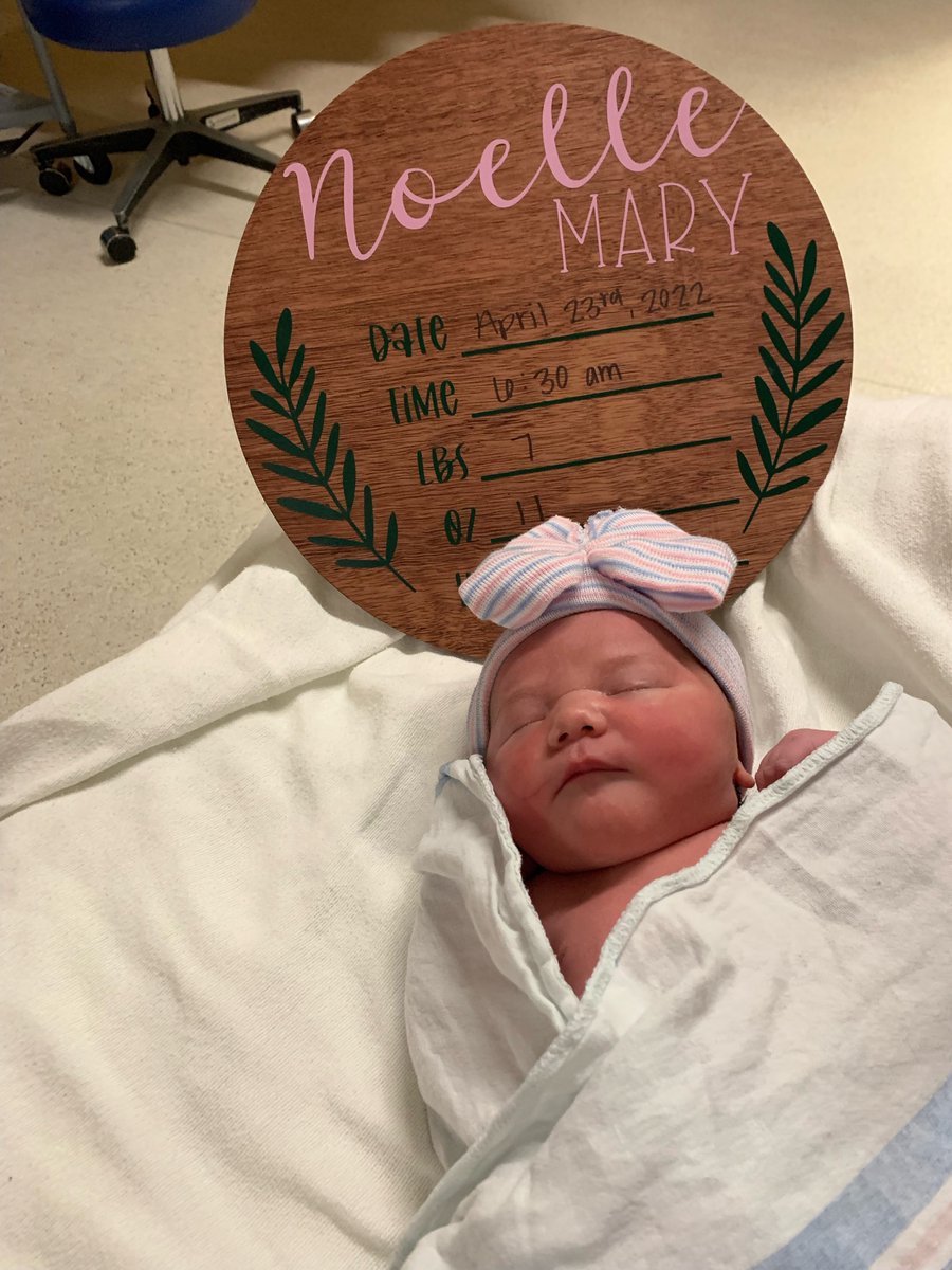 Trojan Nation can welcome Noelle Mary to our team. Momma and Baby are doing well. Can't wait to come home and see her tomorrow.