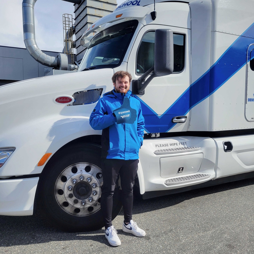 valley_driving's tweet photo. Congratulations on passing your road test Jordan! ππ Good luck on your career change and good luck on the road! #ipassed #SuccessSaturday #truckerlife #learnwithvalley https://t.co/ZyknU5WjXz
