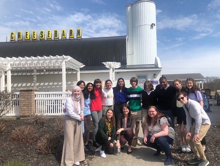 SycamoreYBK's tweet photo. Learning and Laughing 🤩Huge congrats to @SHSLeaf for winning FIRST PLACE in Overall Newsmagazine at the OSMA Awards this weekend!! https://t.co/8viaDY8ak7