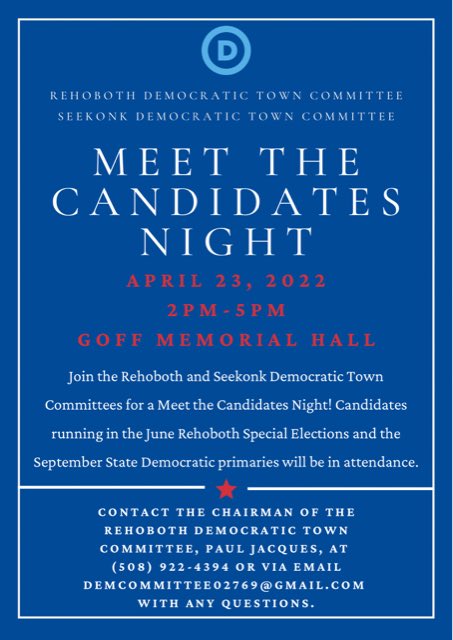Rehoboth Democratic Town Committee tweet media