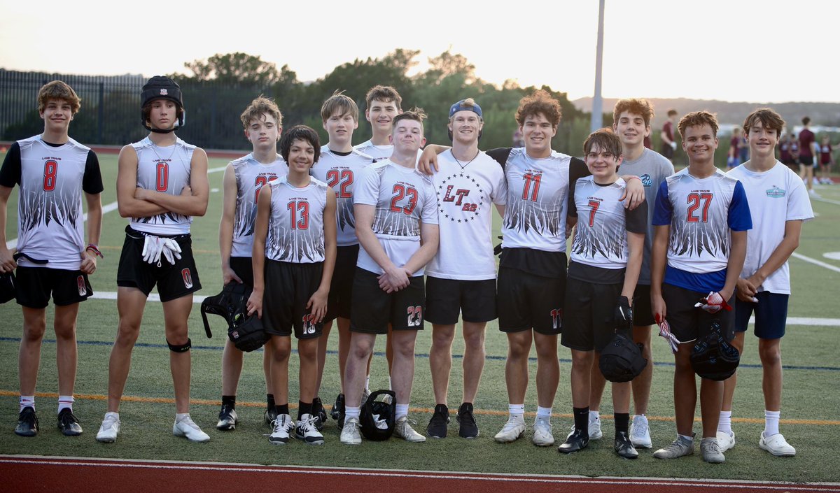 Last week of 7x7 for this HBMS crew. Great coaches and kids. Thanks to @myplayer2player for a great experience. Future CAVS 🏈 @HBMSAthletics @HBMSBoosterClub @LTHSCavFootball @TateTapken