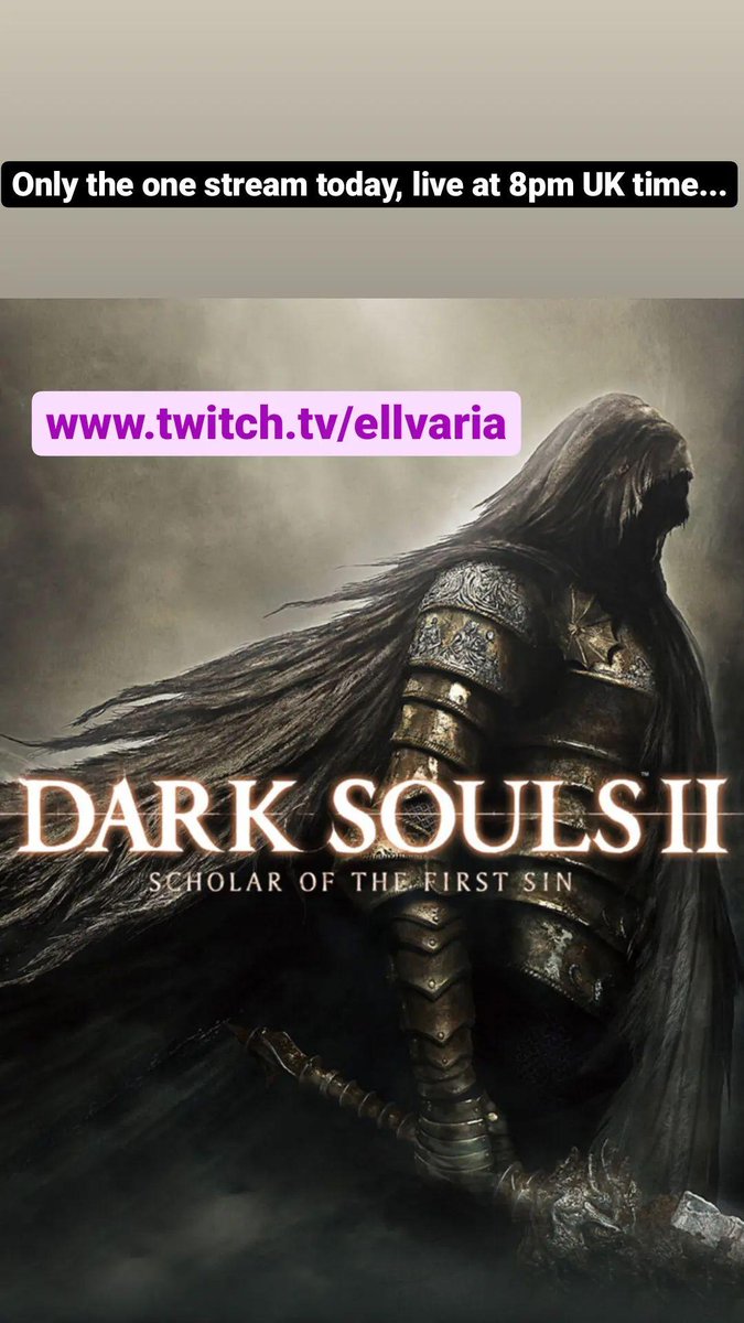 Ellvaria5657's tweet photo. Continuing #DarkSouls 2 at 8pm UK time live on https://t.co/HZ6CSC1qlC
@DarkSoulsGame #DarkSouls2 #Twitch #Ellvaria #Ellvaria5657 #GirlGamer #YouDied #Fox #Foxanne https://t.co/dAJSqWAqIr