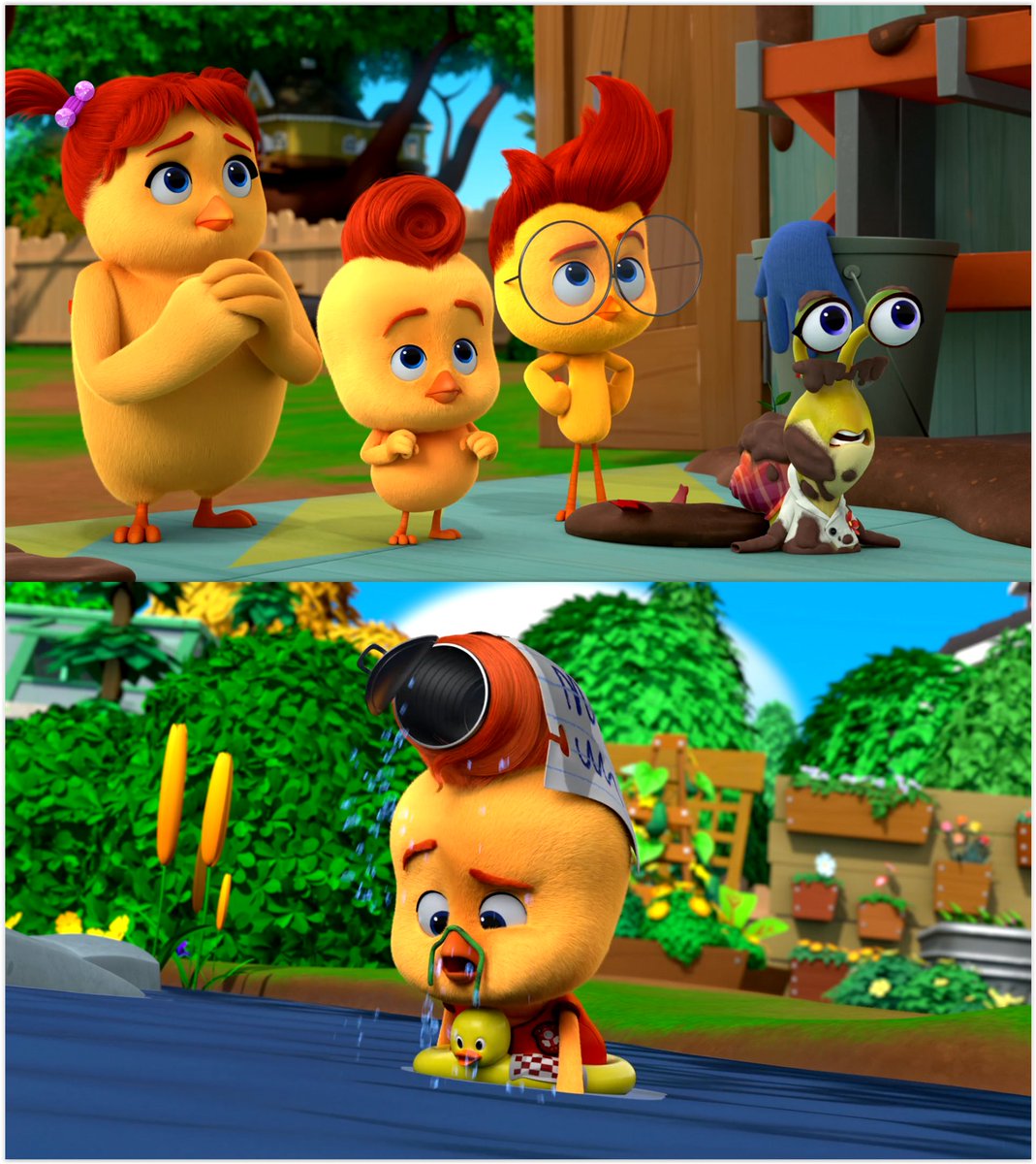 Just in time for #EarthDay, the Squad has a lot of messes to clean up on an all new Chicken Squad! Find them this weekend on @DisneyJunior and <a href="/DisneyNow/">Disney Now</a>  and help them clean up their act!

Special shout-out to <a href="/lizzieprestel/">Lizzie Prestel</a> for her first Chicken Squad script!