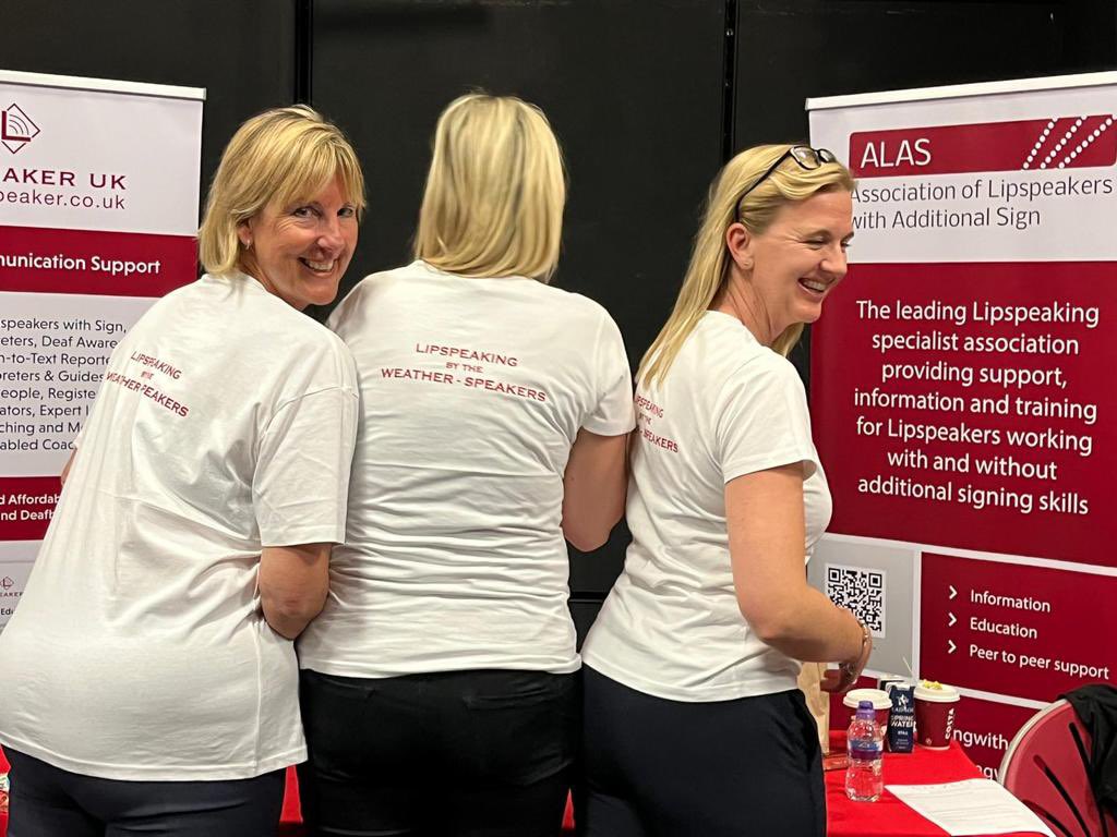 What a brilliant day today at <a href="/citylit/">City Lit</a> #DeafDay thank you to everyone who attended our presentation or came to say hi and special thanks to <a href="/ELipspeaker/">East Coast Lipspeaking</a> <a href="/NWeatherson/">FeelHear Deaf Awareness</a> <a href="/JayLipspeaker/">Jay Weatherson</a> <a href="/LipspeakerLinzi/">Linzi Weatherson 🏳️‍🌈</a> <a href="/LesleyCFmum/">Premier Lipspeaker</a> and Terry for working their socks off! #ProudSponsors