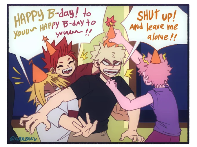 Belated Kacchan's Bday comic x) 