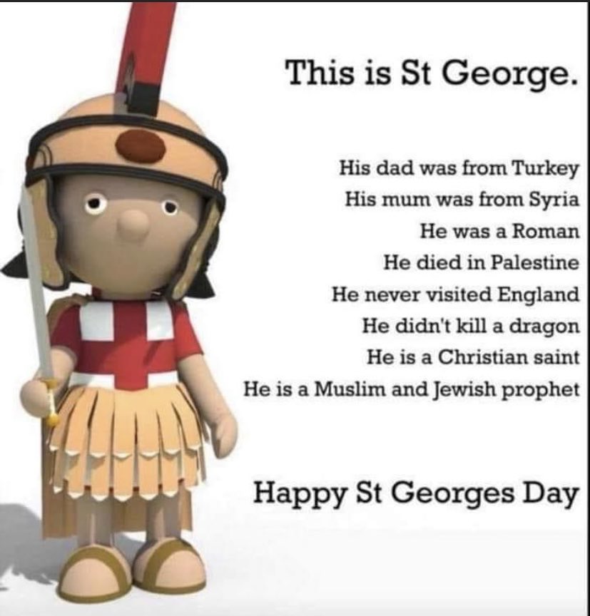 A bit late in the day but happy St George’s day everyone. 🏴󠁧󠁢󠁥󠁮󠁧󠁿