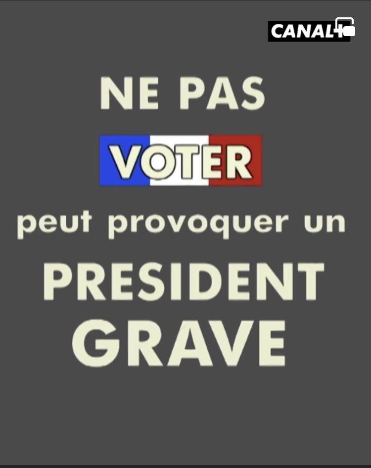 (Les Guignols)
#JeVoteMacronAuDeuxiemeTour 
#presidentielles2022 
#ToutSaufLePen