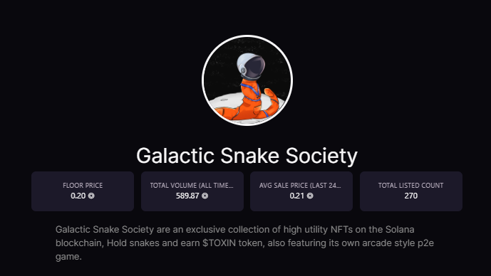 0Skydead's tweet photo. Floor price slowly rising...I suggest you should invest before Gen 2 which is coming in 28th April 📈📈

@galactic_snakes 
#NFTCommunity #NFTs #Solana #SolanaNFTs https://t.co/YyeDDsnTyx
