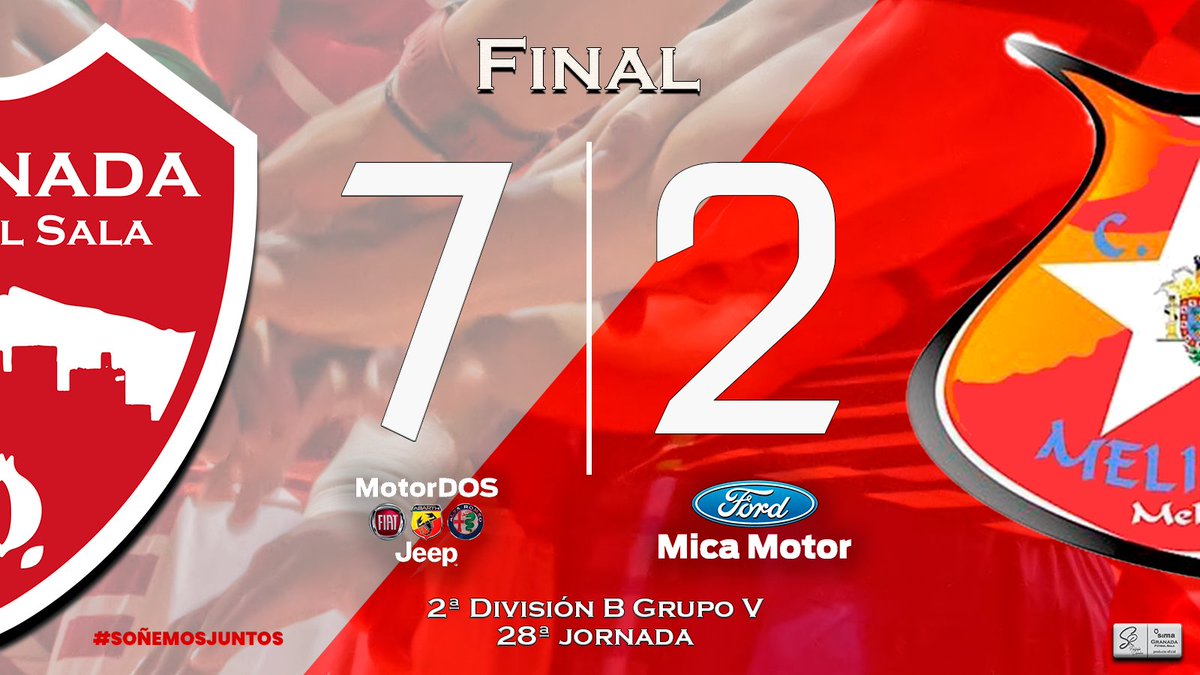 GranadaFS's tweet photo. 🔴 40' 7-2
🎙️ ¡¡FINAL!! ¡¡FINAAAL!! ¡¡FINAAAL!!
COLOSAL TRIUNFO frente a un gran C.D. @Melistar_FS, uno de los grandes de la categoría, para colocarnos como CUARTO CLASIFICADO a falta de DOS JORNADAS.
♥️💚🤍 ¡¡ HAY QUE CREER !! ♥️💚🤍
📺 @TG7tv y @RFAF_tv
#SIMAMelistar #GV2B https://t.co/miB2Z2e2Y0