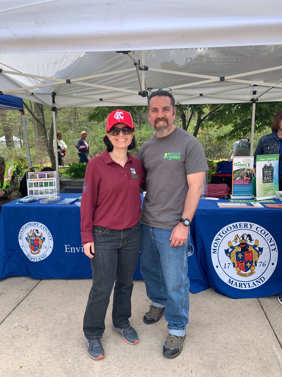 Glad for Adriana Hochberg and DEP’s work at Greenfest and all year! <a href="/MyGreenMC/">Montgomery County Dept of Environmental Protection</a> @climateczarina  #MCGreenFest