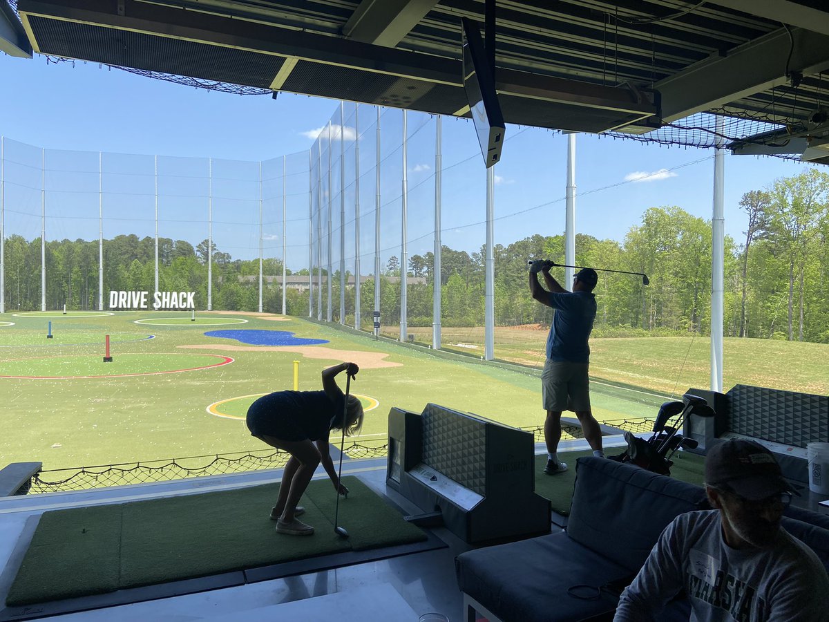 Alejandra_ncba's tweet photo. What a fun day at @driveshack with the @NCBAorg members. Free food, two hours of non-stop play, and a couple of drinks! Thank you for joining us, and special thanks to @LawyersMutualNC for sponsoring this event. #myNCBA https://t.co/2Lmy3hChZR