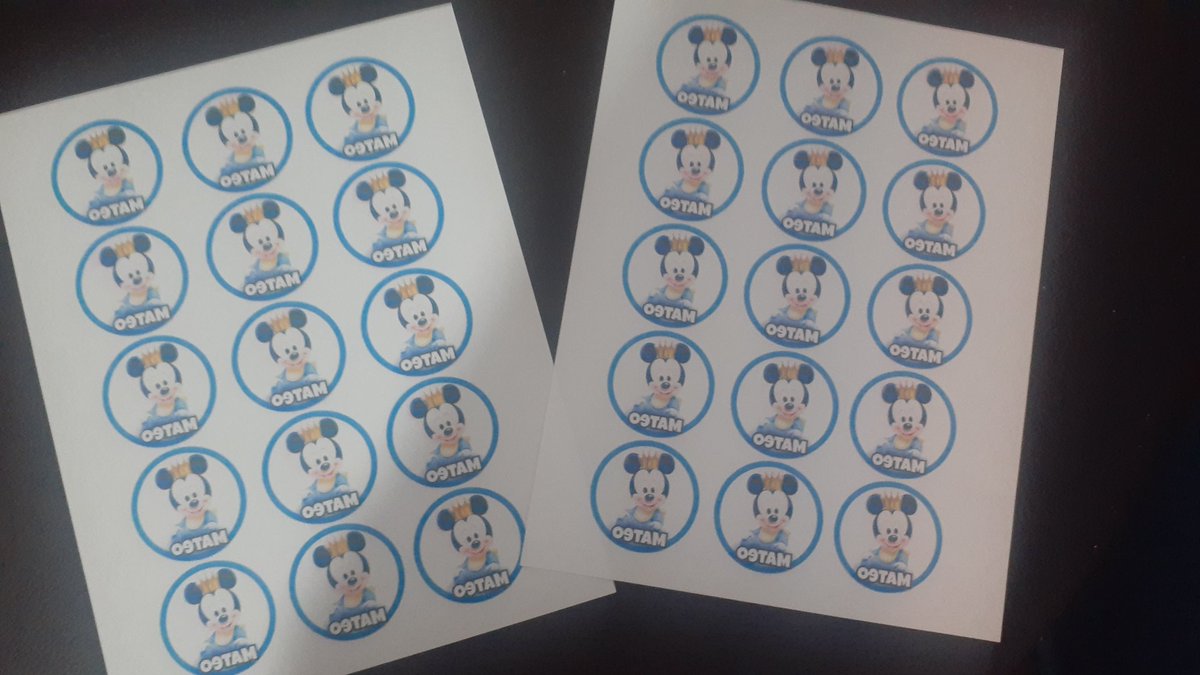 Pedido de 7 hojas de transfer para Gelatinas que entregamos el día de hoy 😁😁😁

Tema Mickey Mouse haz tu pedido con nosotros para tu evento al 📱33 16 38 13 24