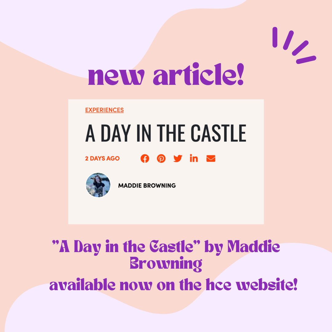 HCEmerson's tweet photo. A new article about life at Kasteel Well by Maddie Browning is now up! Be sure to check it out! 
https://t.co/Lg9tJh9ZRg https://t.co/gQSLQABses