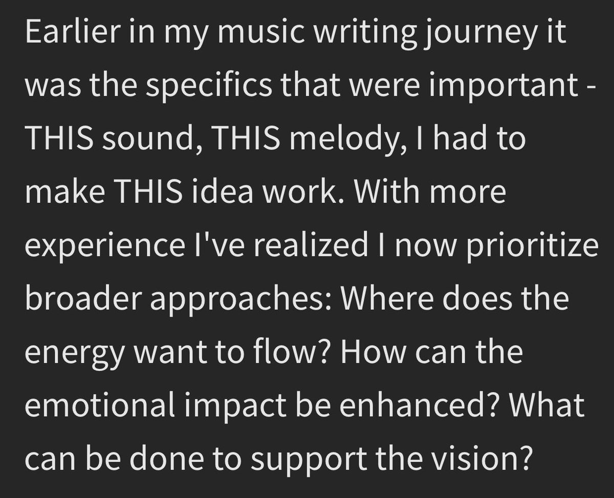 Where I'm at now and it feels better. Does this resonate with you at all?