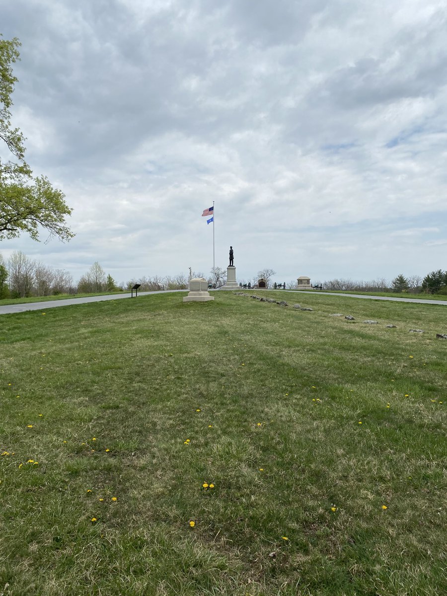 CivilWarOnTour's tweet photo. Barlow’s Knoll #springmuster #blocher #xicorps https://t.co/SMLIxEorra
