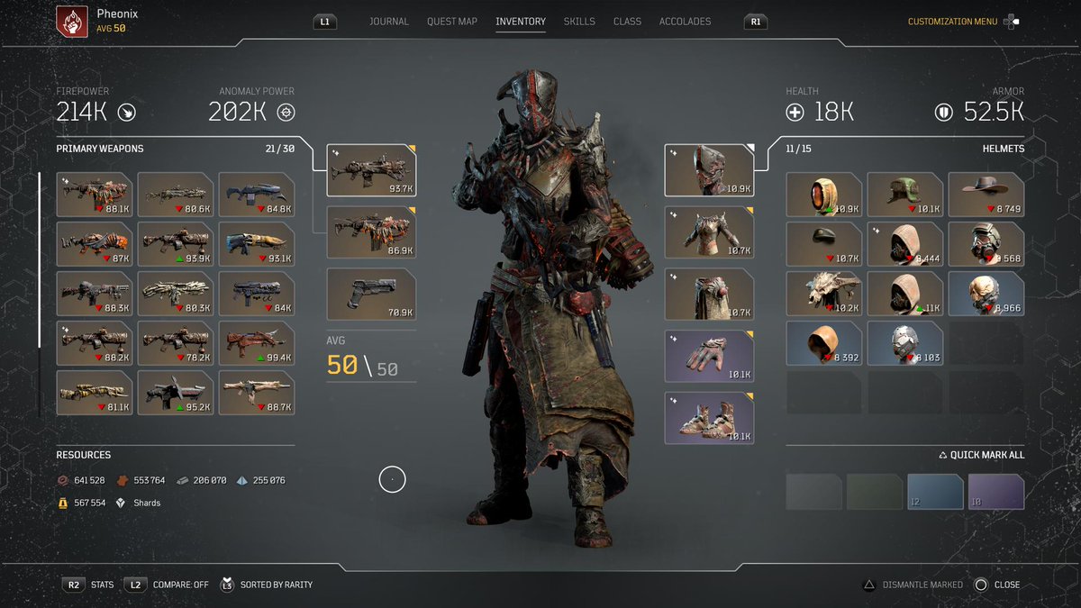 TwiZt3d_H3aT's tweet image. My Pyro sitting clean ..... BASE STATS #PS5Share, #OUTRIDERS, #PYROMANCER, #PYRO, #NEWHORIZON