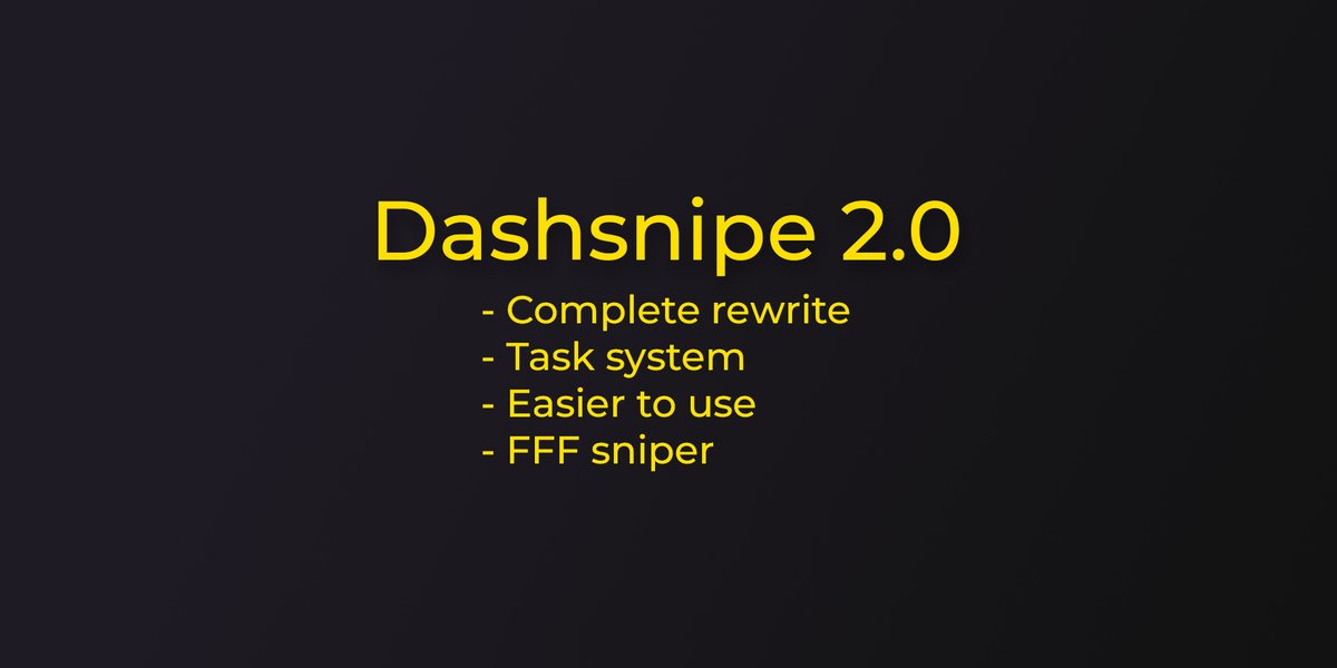 Dashsnipe ⚡ tweet media