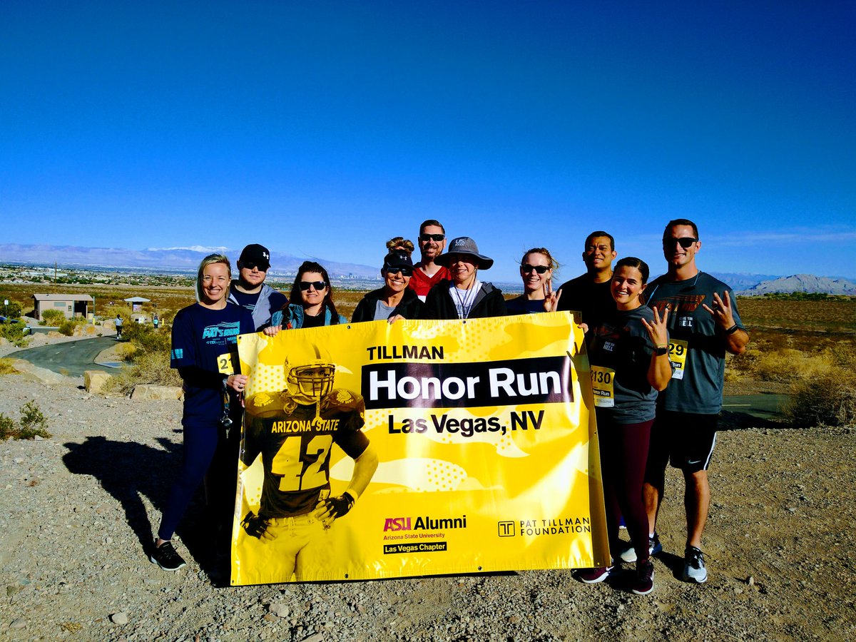 Thank you all who participated in the Honor Run | Las Vegas 
#tillmanhonorrun #PatsRun22