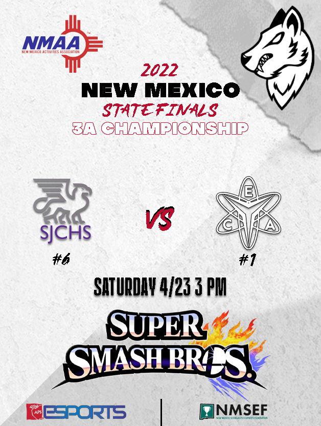 UNM Esports (@unmesports) on Twitter photo Last but not least, we move on to smash. Watch as #6 SJCHS looks for the upset vs #1 <a href="/ECA_Esports/">ECA Esports</a>
Tune in: Twitch.tv/UNMEsports Last but not least, we move on to smash. Watch as #6 SJCHS looks for the upset vs #1 <a href="/ECA_Esports/">ECA Esports</a>
Tune in: Twitch.tv/UNMEsports
