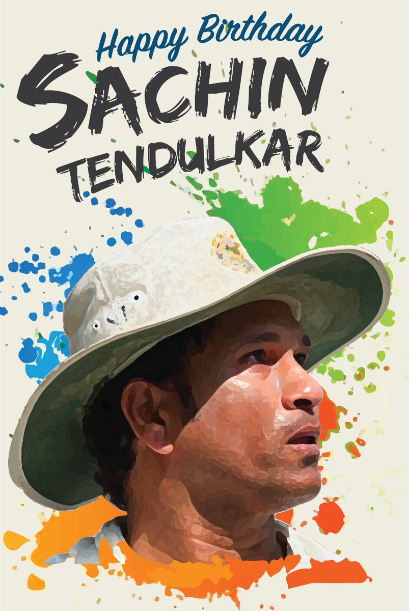 🎊🎊🎊🎊🎊 HAPPY BIRTHDAY SACHIN TENDULKAR 🎉🎉🎉🎉🎉🎉🎉 Not only a cricketer...but an emotion for a billion....let the chants of Sachiiiin Sachiiiin begin! 🥳 @sachin_rt #HappyBirthdaySachin