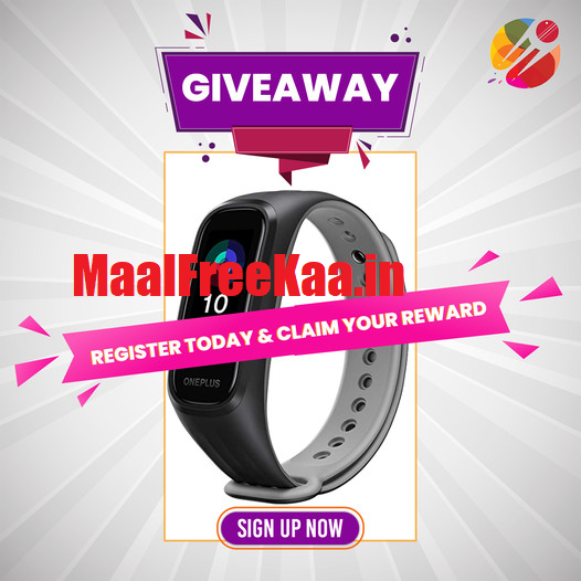 MaalFreeKaa's tweet photo. #RegisterAndWin #LuckyDraw Win #OnePlusBand #SmartBand #Giveaway #GiveawayAlert #Contest #ContestAlert
#Play Here & #Win #MaalFreeKaa
https://t.co/dMvHbIarxH https://t.co/QCmYoeIV5X