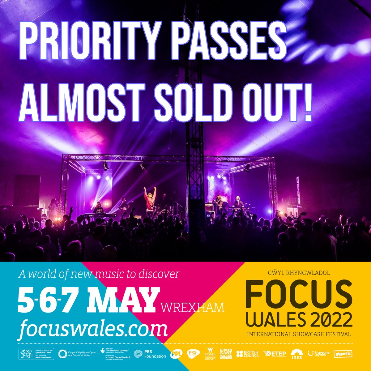Priority passes for #FOCUSWales2022 are almost sold out! 🎪  Get the remaining passes while you can at focuswales.com