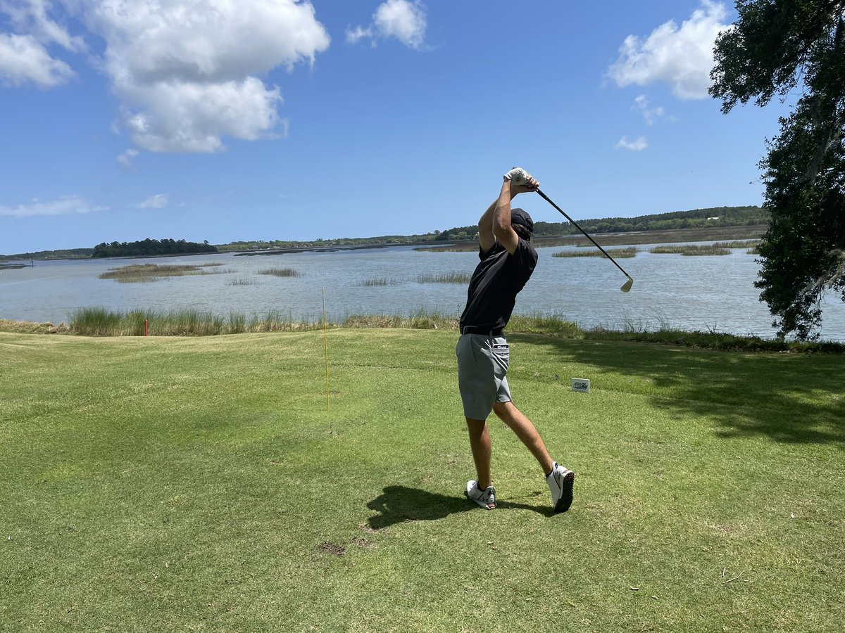 Towson_MGOLF's tweet photo. Practice round photos for @CAASports men’s golf championship from beautiful @DatawIslandSC. Tournament begins Sunday and concludes Tuesday.
#unitedweroar #ncaagolf https://t.co/hew9fNaBIg