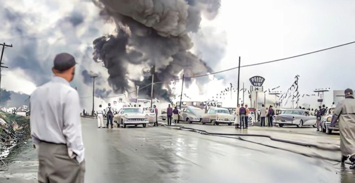 KCNorthlander's tweet image. Who is old enough to remember the fire at Red X, 65 years ago today?