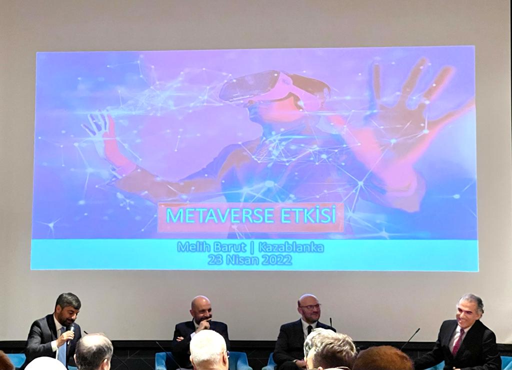 yeeorgtr's tweet photo. .@yeeorgtr ve @rtukkurumsal’ın Kazablanka’da düzenlediği çalıştayda Yunus Emre Enstitüsü Kültürel Diplomasi Akademisi Koordinatörü Dr. Melih BARUT @kdaorgtr, ‘Dijital Çağda Metaverse Etkisi’ başlıklı sunumunu yapıyor.@yeerabat https://t.co/7m2tCjCh7g