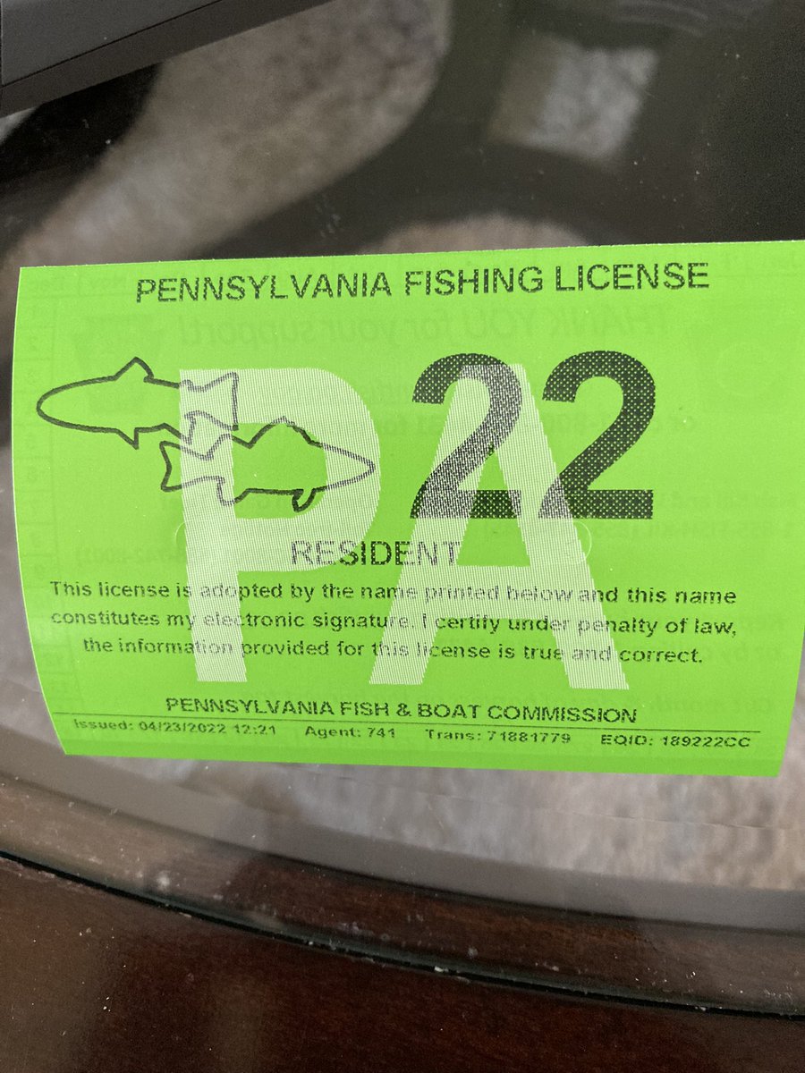 IfYouFollowMatt's tweet photo. Little #Saturday recap: #gym #fitness #workout did a #fullbody workout this morning, then grabbed myself my #Pennsylvania #fishing #license in preparation for guys  #fishcamp in #clarion county &amp; #ForestCounty western Pa! #trout #troutfishing https://t.co/tkTKRYbltw