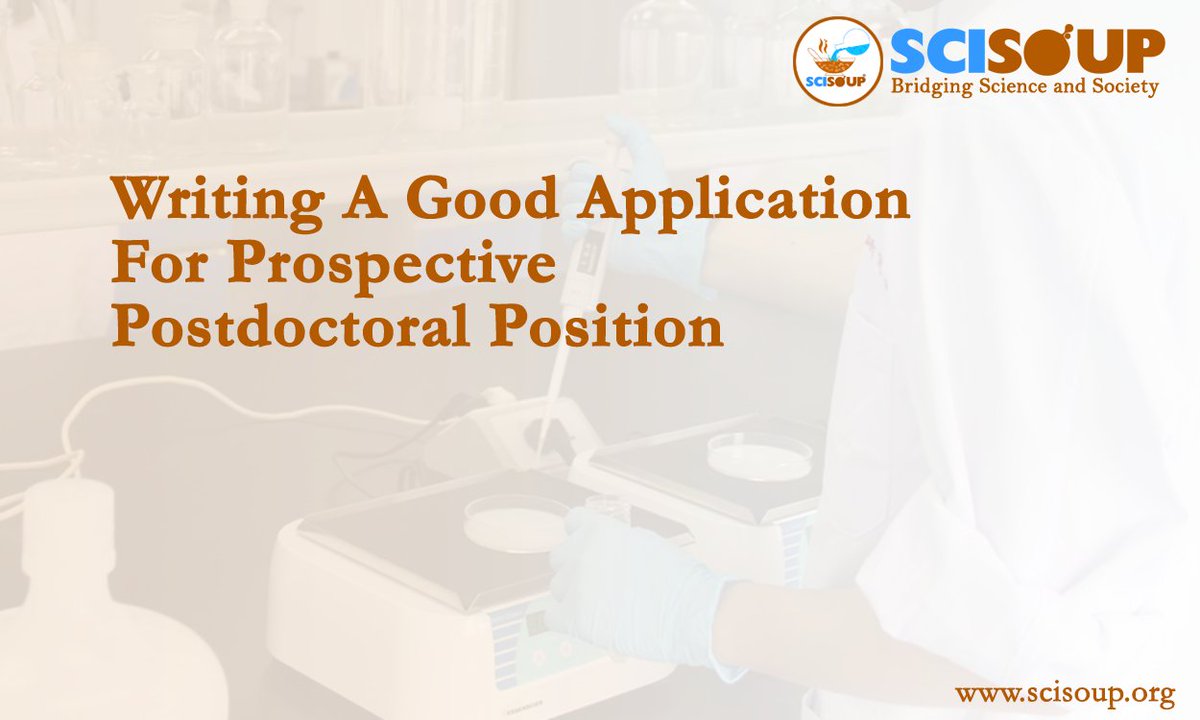SciSoup : A Science And Technology Blog (@scisoup) on Twitter photo Writing A Good Application For Prospective Postdoctoral Position
BY PAYEL GANGULY, RAJESH D. GUNAGE
Read here:
🔗scisoup.org/article/2022/W…
<a href="/PayelGanguly_22/">Payel Ganguly</a> <a href="/NehaNandwani5/">Neha Nandwani</a> <a href="/RajeshGunage/">RAJESH D. GUNAGE</a> <a href="/Ratnesh_thakur/">Ratneshwar Thakur</a> <a href="/SciComm_India/">SciCommIndia 🇮🇳</a>
#postdocs #postdocposition #ScienceTwitter #AcademicTwitter Writing A Good Application For Prospective Postdoctoral Position
BY PAYEL GANGULY, RAJESH D. GUNAGE
Read here:
🔗scisoup.org/article/2022/W…
<a href="/PayelGanguly_22/">Payel Ganguly</a> <a href="/NehaNandwani5/">Neha Nandwani</a> <a href="/RajeshGunage/">RAJESH D. GUNAGE</a> <a href="/Ratnesh_thakur/">Ratneshwar Thakur</a> <a href="/SciComm_India/">SciCommIndia 🇮🇳</a>
#postdocs #postdocposition #ScienceTwitter #AcademicTwitter