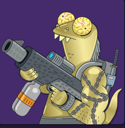 IZADI's tweet photo. Lean Mean Clean Killing Machine @CBCreepz #creepz #nft https://t.co/Go6xM9XYeH