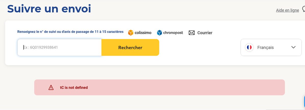Miss_libert's tweet photo. je déteste @AT_Internet_FR #GTM et consort. @lisalaposte Pouvez-vous remonter à vos équipes de dev, le fait que si #TagCommander est bloqué, il m'est impossible de voir le status de mon colis ? (Loading failed for the <script> with source “https://t.co/JHV2fLEe4G") https://t.co/J35nKGE9vj